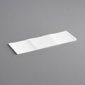 Lavex 4'' x 4'' White Thermal Transfer Permanent Fanfold Label Stack, 2PK 3234X4TTFWH